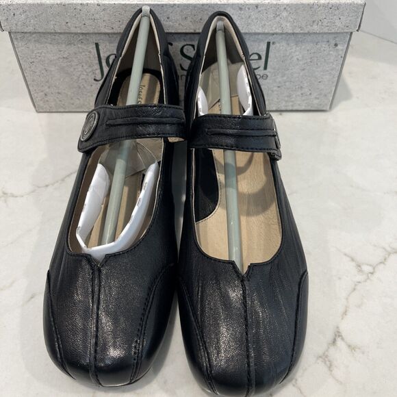 Josef Seibel New Cara Black Leather Mary Jane Shoes 41 US 10-10.5 Pumps Heels - Picture 4 of 15